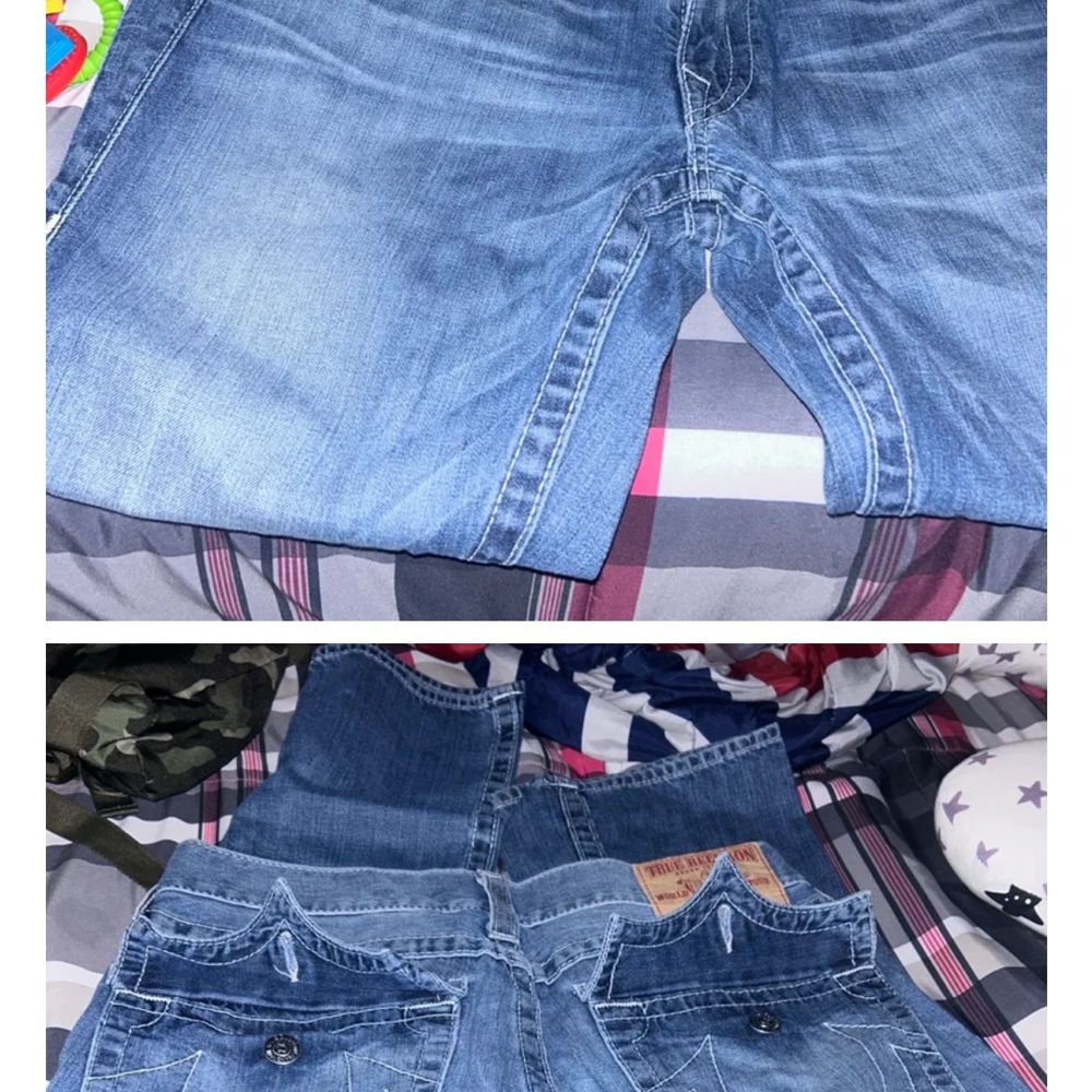 men true religion jeans size 33 great condition no stains